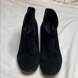 Steve by Steve Madden Black Suede Booties